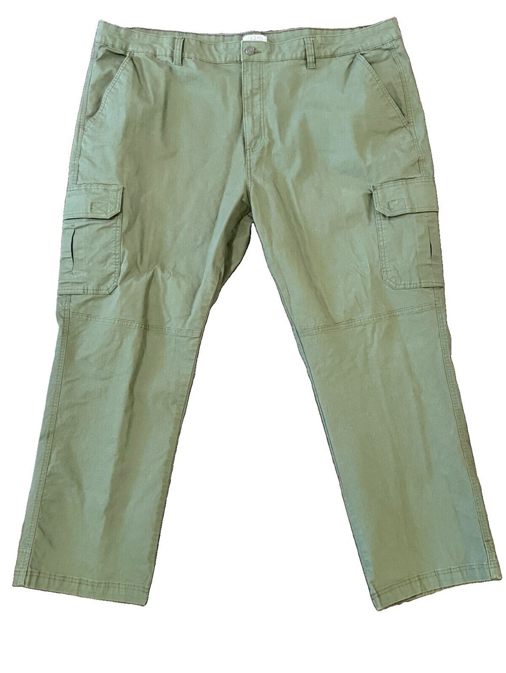 Ocean Coast Men’s Cargo Pants Size 48 NWOT Olive Green Relaxed Fit Big & Tall